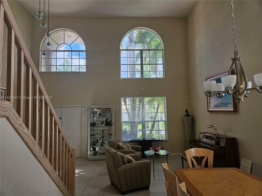 Dining room, Interior, Living room, Pendant Lights, Piano