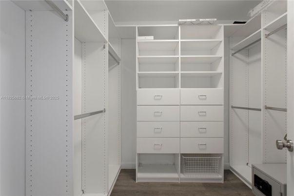 Interior, Walk-in Closets, Wood Texture Flooring