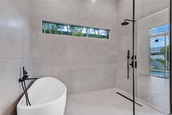 Bathroom, Free Standing Baths, Glass Shower, Interior