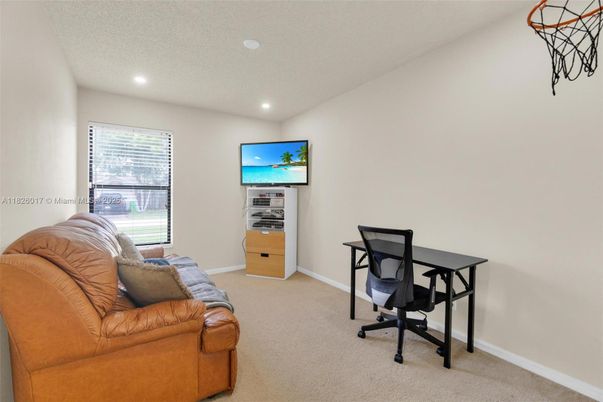 Home Office, Interior, Recessed Lighting