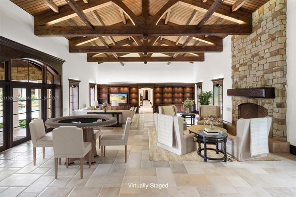 Dining room, Fireplace, Interior, Living room, Stone Walls, Wooden Beams, Wooden Ceilings
