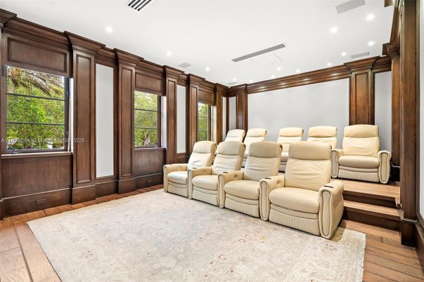 Home Theatre Room, Interior, Recessed Lighting, Theatre Room, Wood Texture Flooring