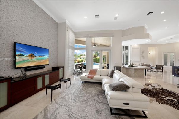 Interior, Living room, Recessed Lighting
