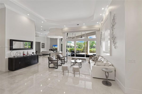 Interior, Living room, Recessed Lighting