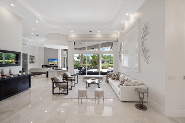 Interior, Living room, Recessed Lighting