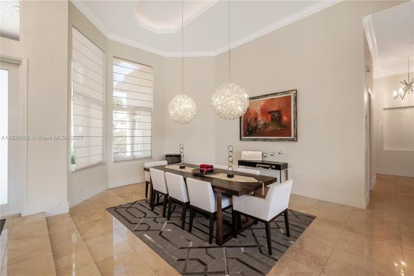 Dining room, Interior, Pendant Lights