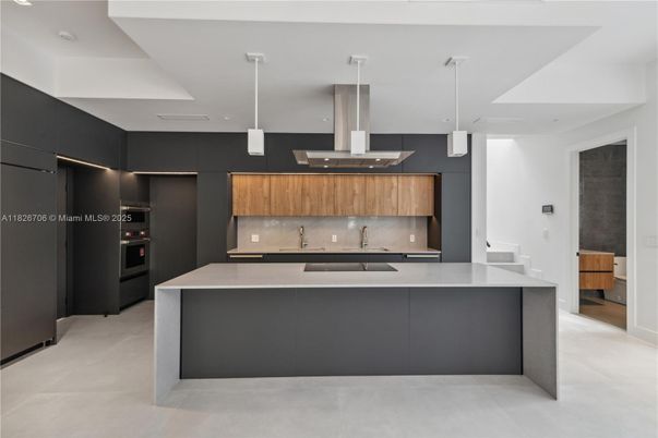 Interior, Kitchen, Pendant Lights, Stainless Steel Appliances