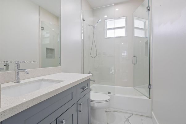 Bathroom, Glass Shower, Interior, Marble, Recessed Lighting