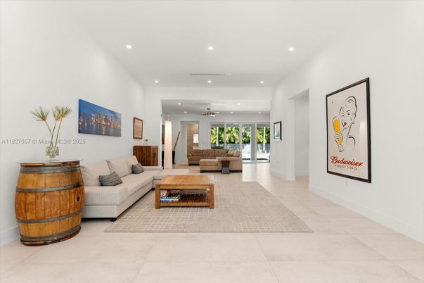 Interior, Living room, Recessed Lighting