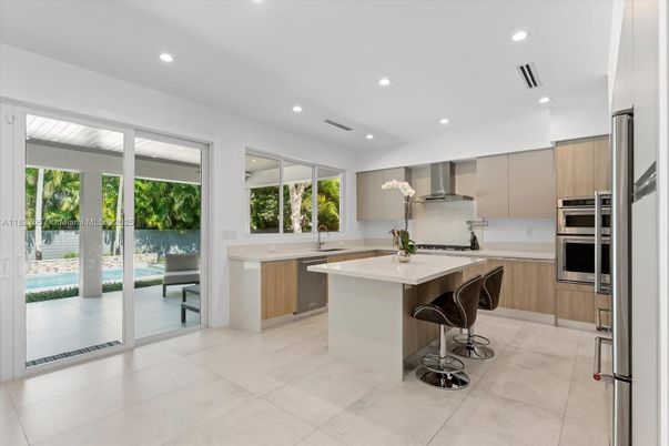 Interior, Kitchen, Recessed Lighting, Stainless Steel Appliances