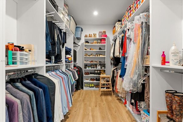 Interior, Recessed Lighting, Walk-in Closets, Wood Texture Flooring
