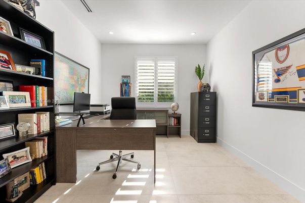 Home Office, Interior, Recessed Lighting