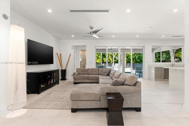 Interior, Living room, Recessed Lighting