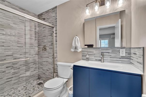 Bathroom, Glass Shower, Interior