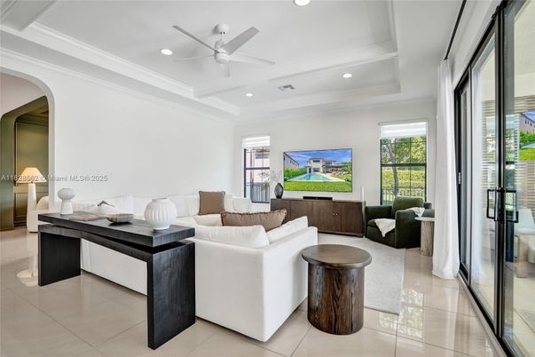 Interior, Living room, Recessed Lighting