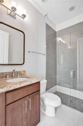 Bathroom, Glass Shower, Interior
