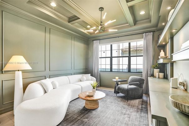 Interior, Living room, Recessed Lighting