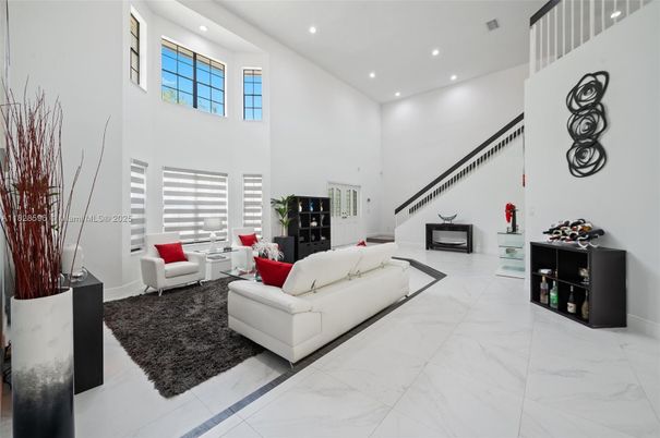 Interior, Living room, Marble, Recessed Lighting