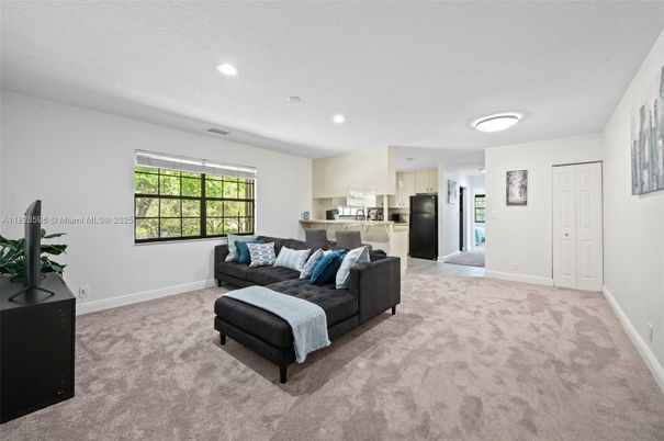 Interior, Kitchen, Living room, Recessed Lighting