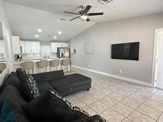 Interior, Kitchen, Living room, Recessed Lighting