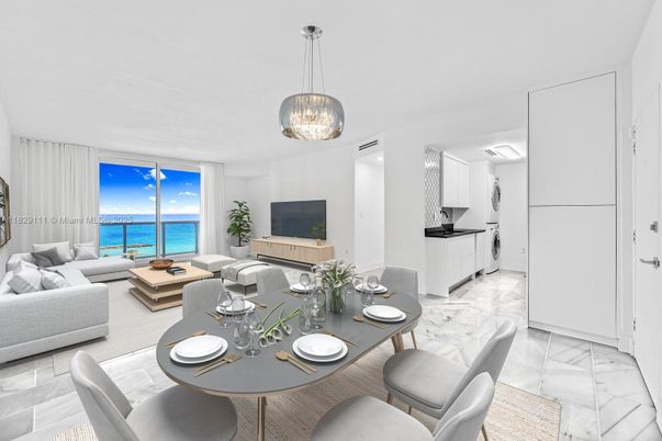Dining room, Interior, Living room, Pendant Lights, Water