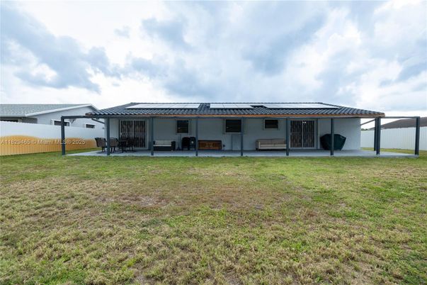 Backyard, Exterior, Solar Panels