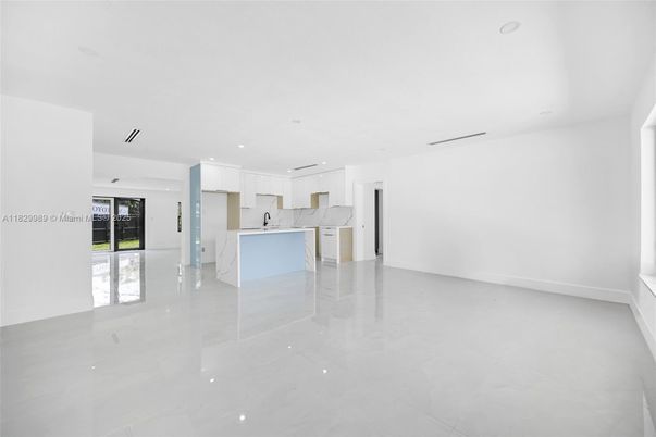 Empty room, Interior, Kitchen, Pendant Lights, Recessed Lighting