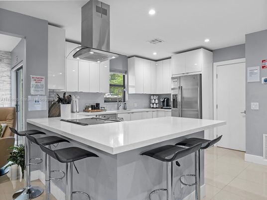 Interior, Kitchen, Recessed Lighting, Stainless Steel Appliances