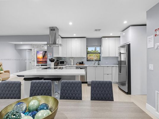 Interior, Kitchen, Recessed Lighting, Stainless Steel Appliances
