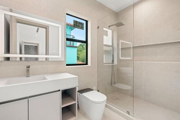 Bathroom, Glass Shower, Interior