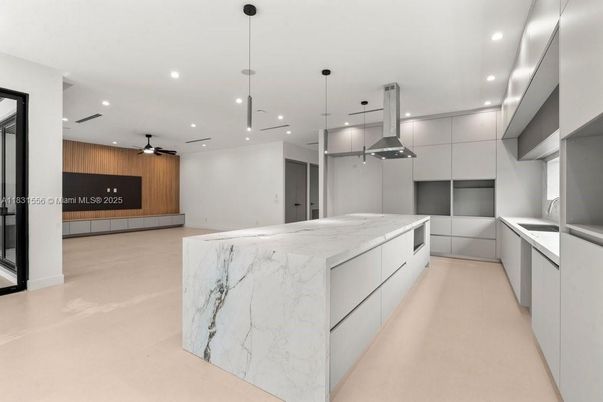 Interior, Kitchen, Pendant Lights, Recessed Lighting