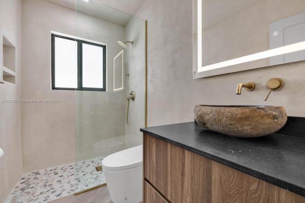 Bathroom, Glass Shower, Interior