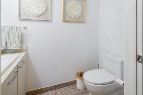 Bathroom, Interior, Wood Texture Flooring