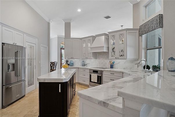 Interior, Kitchen, Recessed Lighting, Stainless Steel Appliances