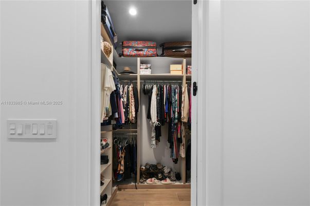 Interior, Recessed Lighting, Walk-in Closets, Wood Texture Flooring