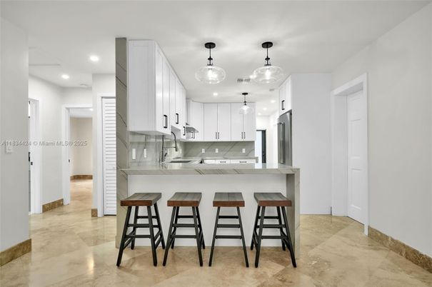 Interior, Kitchen, Pendant Lights, Recessed Lighting