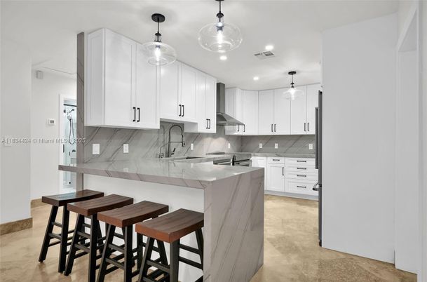 Interior, Kitchen, Pendant Lights, Recessed Lighting
