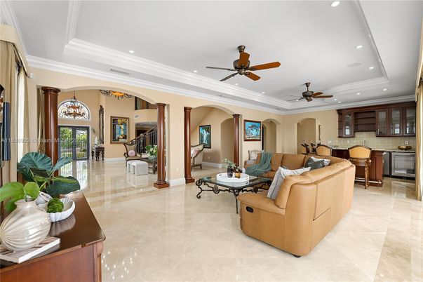Interior, Kitchen, Living room, Recessed Lighting