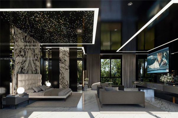 Interior, Marble, Recessed Lighting