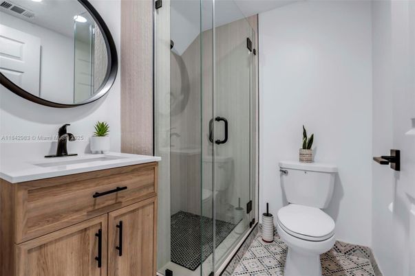 Bathroom, Glass Shower, Interior