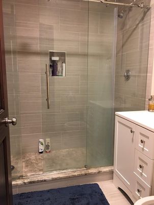 Bathroom, Glass Shower, Interior