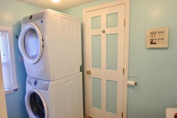 Interior, Washer, Ceramic Tile, Utility Closets