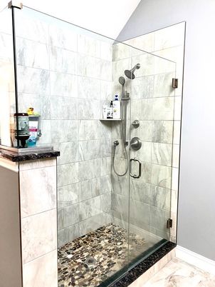 Bathroom, Glass Shower, Interior