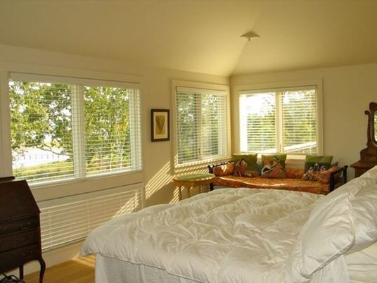 Interior, Bedroom, Wood Texture Flooring, Home Office