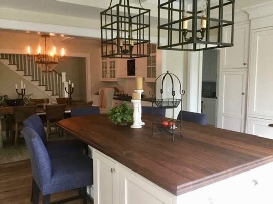 Interior, Wood Texture Flooring, Dining room, Chandelier
