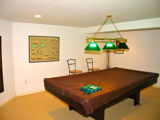 Interior, Recessed Lighting, Billiard Table, Game Room, Chandelier, Pendant Lights