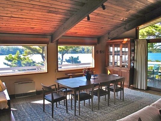 Interior, Wood Texture Flooring, Dining room, Wooden Ceilings, Water
