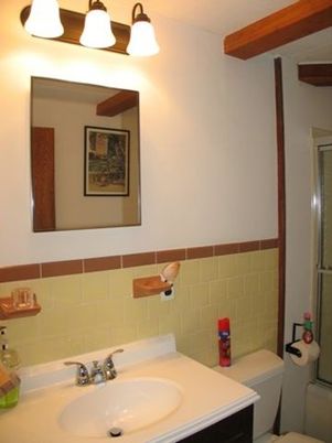 Interior, Bathroom, Tile Countertops, Ceramic Tile