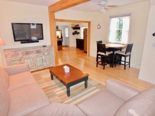 Interior, Wood Texture Flooring, Dining room