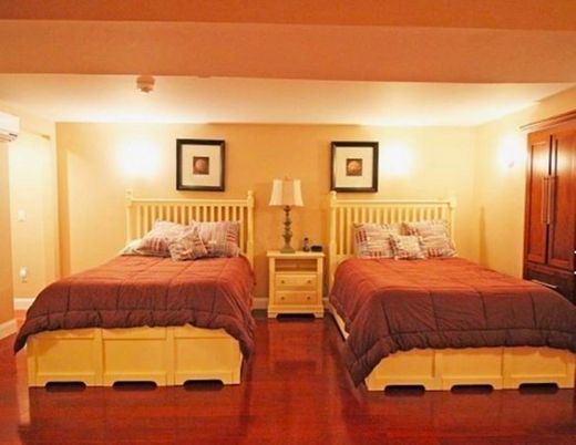 Interior, Bedroom, Wood Texture Flooring